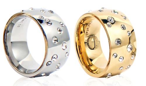 Edelstahlringe damen ring band - edelstahlringe,