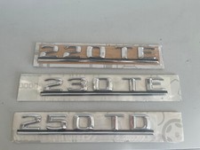 NOS Mercedes 220TE 230TE 250TD W124 T-Modell S124 Typenschild Emblem Badge OEM