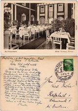 Ansichtskarte Bad Mergentheim Hotel Kurhaus - Terasse 1954