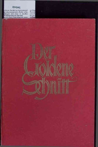 Der goldene schnitt das - goldene,