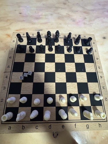 Holz spielebox - 2-in-1,