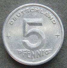 DDR, 5 Pfennig 1948 A, ( 2 )