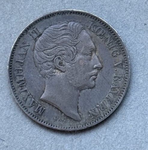 Gulden 1862 bayern - 1/2,