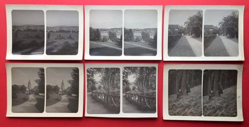 Alte stereo foto 1907 - alte,