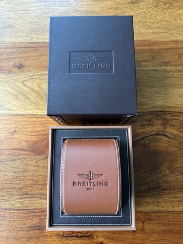 Breitling echtleder uhrenetui - echtleder,