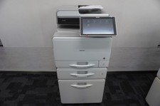 Ricoh MPC307 Farblaser-Kopierer Netzwerkdrucker Dual-Scan Fax 2 Kassetten!