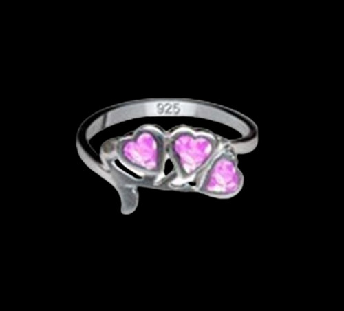 Design jugendstil 3 herzen - i,