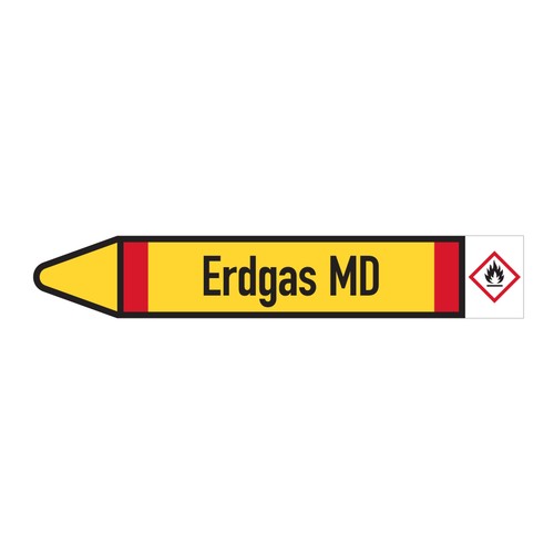 Rohrleitungskenn erdgas md - erdgas,