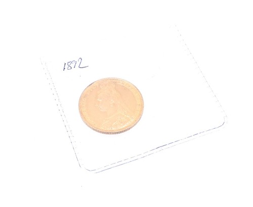 1892 gold sovereign - 1892,