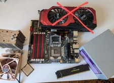 ASUS Rampage Motherboard + CPU + RAM + Netzteil