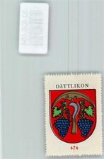 10408464 - Daettlikon Vignette Wappen Kaffee Hag ca 1920-1940 Trauben Rebmesser