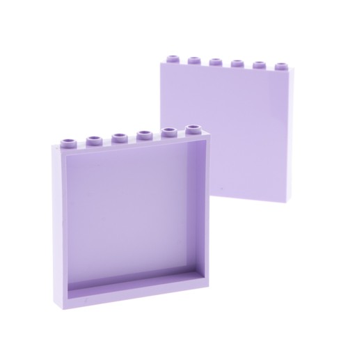 Lego panele 1x6x5 - 2x, lavendel