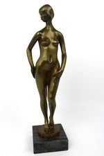 Bronze Skulptur, Maximilian Delius, Frauenakt, Signiert, 2/100