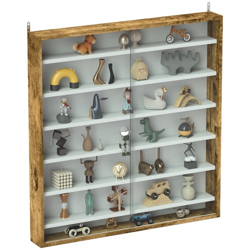 Homcom stufige wandvitrine - homcom,