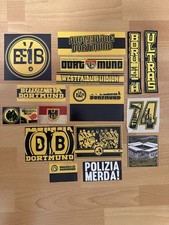Aufkleber Mix Ultras Dortmund 17x Fanszene Sticker Sammlungsauflösung
