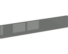 PICCANTE Smart Frontblende für Herdumbauschrank LAQUER ANTHRACITE hochglanz "AE"