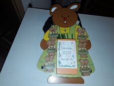 1Große 84 kleine ,11 Stäbchen Osterdeko, Holzhase,  mit Stab zum Stecken,hängen.