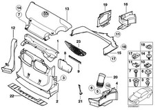 Original BMW Luftführung 3er