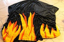 Kostüm Feuerhexe Zauberer Hexe Halloween Karneval Fasnacht bis Körpergröße 185cm