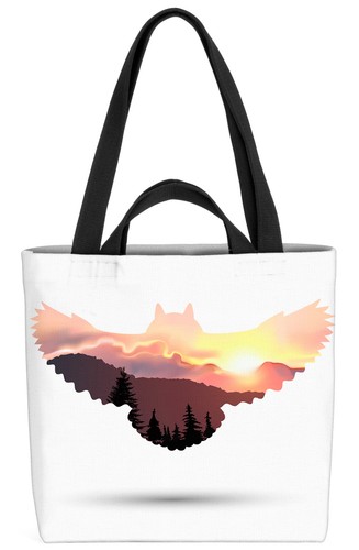 Eule himmel wald - eule, tasche