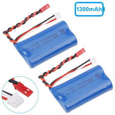 2 Li-Ion Akku 7,4V 1300mAh Batterie JST RC Helikopter F645 MJX F-45 Revell DHL