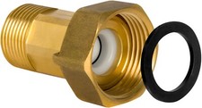 Messing Beweglich Verschraubung Durchgang, ECK, Rückschlagventil EPDM-Dichtung