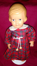 Storch Celluloid-Puppe gemarkt S 35 Spange