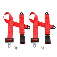 2 Punkt Sicherheitsgurt Rot
