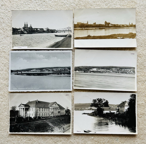Echtfoto postkarten leslau - postkarten,