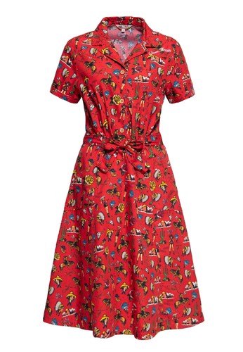 Queen kerosin damen - kerosin, swingkleid