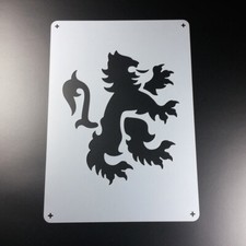 A5 Schablone Löwe Heraldik