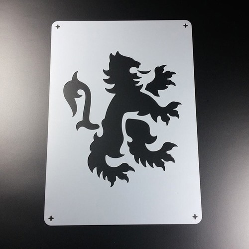 Schablone löwe heraldik - a5,
