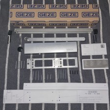 Geze TS 5000-silber-Gleitschiene-Montageplatte-kaum benutzt-Ansehen lohnt :-))