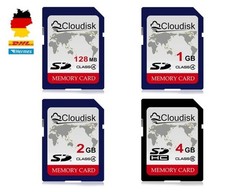 Cloudisk SD Karte 128MB 1GB