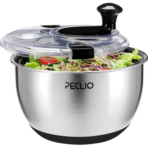 Salatschleuder edelstahl 5l - salatschleuder,