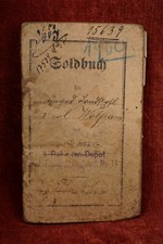 WWI Soldbuch Badisches