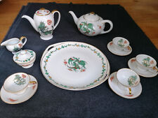 Großes Service Rosenthal Handmalerei München grüner Ming Drache + Feuerperle RAR