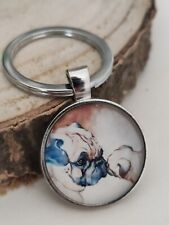 Mops Schlüsselanhänger | Mops Geschenk | Mops Anhänger