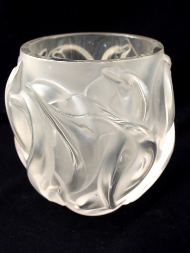 Vase dauphin von lalique - vase,