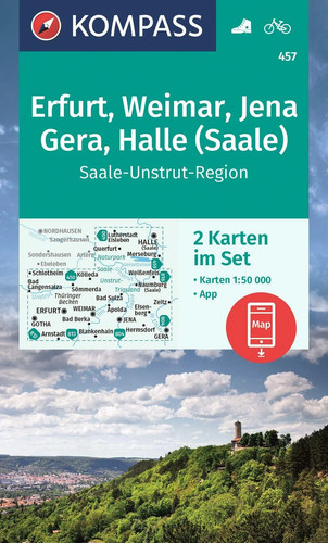 Kompass wanderkarten set 457 - kompass,