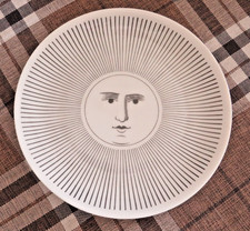 PIERO FORNASETTI Ausstellung Karlsruher Teller Sonne Sehr selten 1962