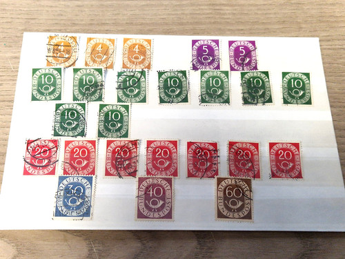 Kleines lot briefmarken - ,