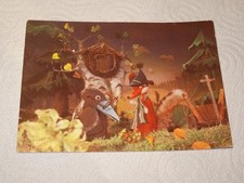  Postkarte AK DDR Kinderfernsehn Sandmann Meister Schwarzrock Herr Fuchs 1989