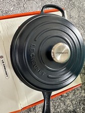 Original LE CREUSET Kasserolle Cassadou Navy 26cm Gusseisen mit Deckel