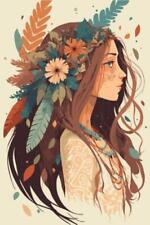 Wandbild: Boho Tribal Indian