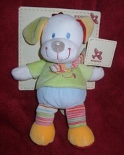 Nicotoy Hund ca 27 cm bunt grün blau orange rot NEU