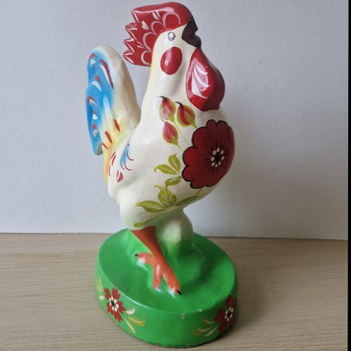 Vintage volkskunst hahn - vintage,
