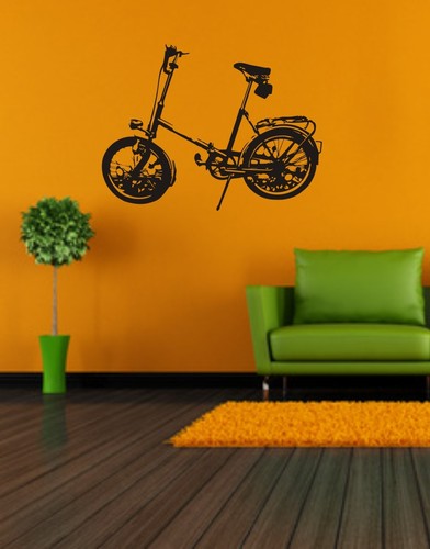 Wandtattoo klapprad ddr - klapprad, -ddr