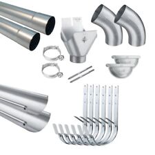 4m Dachrinne Dachrinnen Set