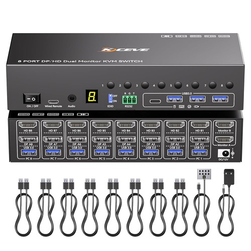 Port kvm switch - switch, 2